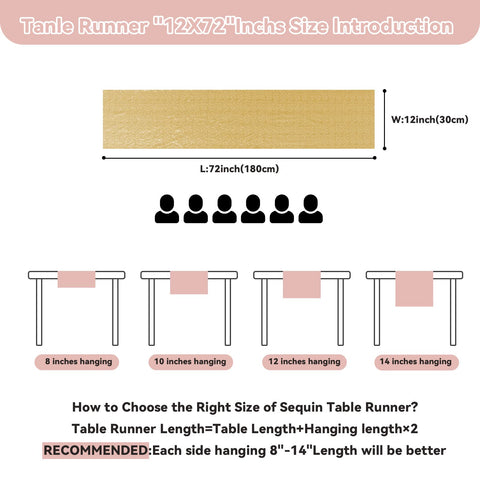 Sugargirl sequin table runner on party setup with bright ambiance