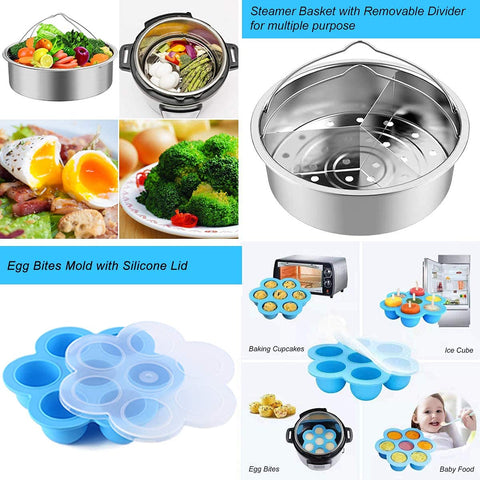 Sugaroom holey steamer basket for multi-item steaming at once