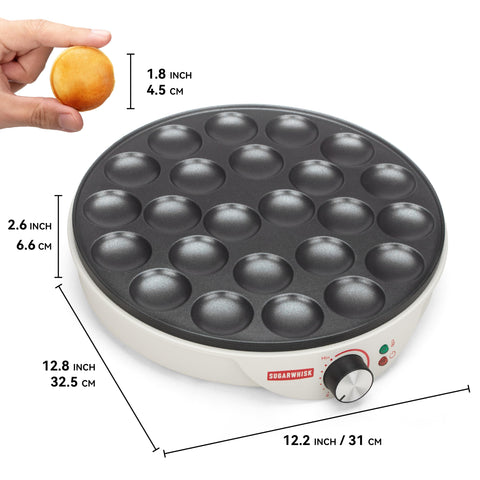 SugarWhisk brush and forks included for easy serving