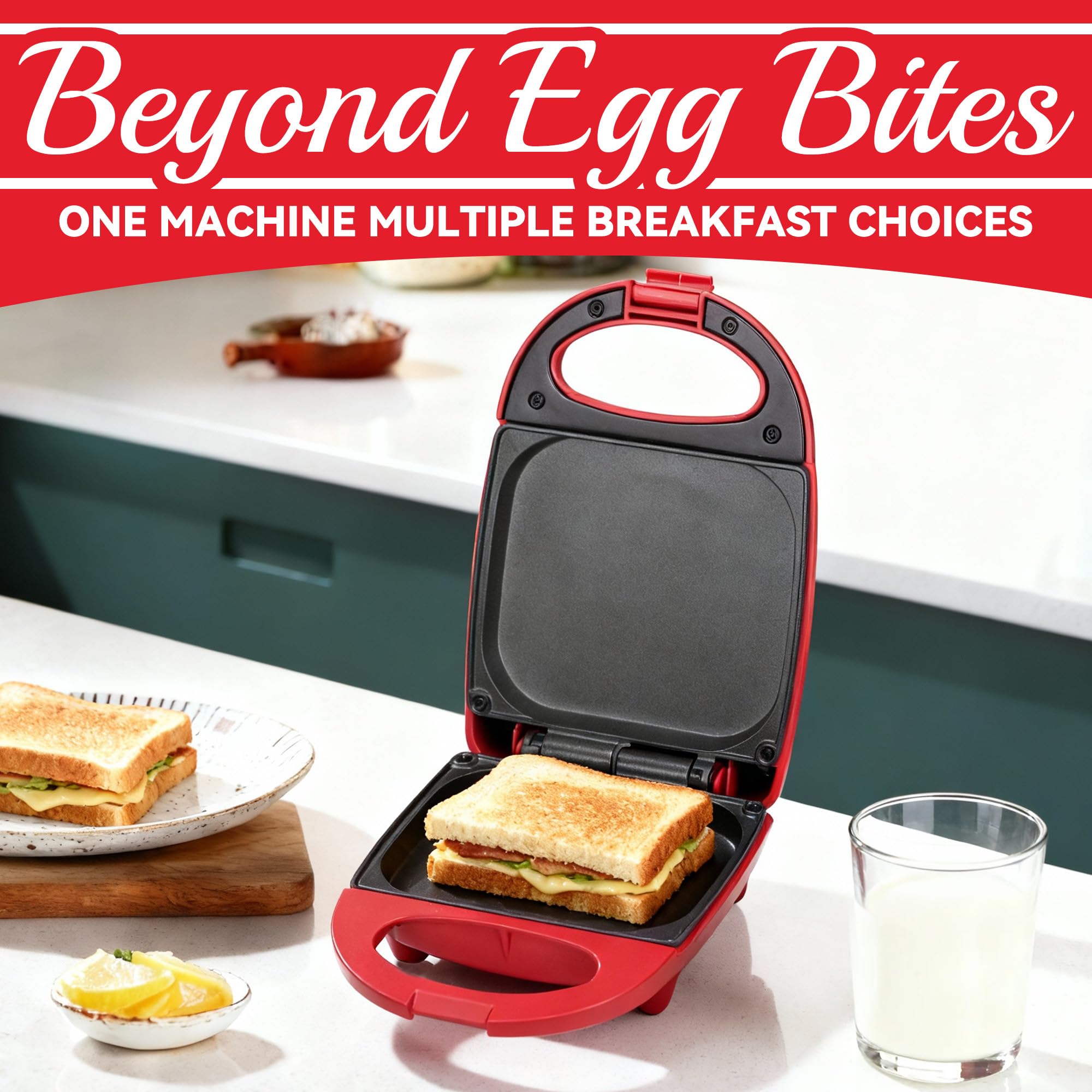 SugarWhisk egg bite maker dessert options with mini cheesecakes