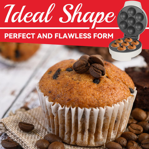 SugarWhisk mini cupcake maker baking cupcakes to illustrate batch efficiency.