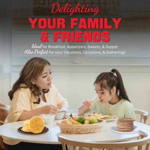 SugarWhisk Mini Pizzelle Maker – quick-heat-indicator for fast, reliable results