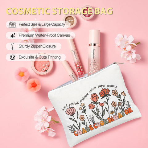 Suhctuptx Chaos Coordinator cosmetic bag is a stylish organizer