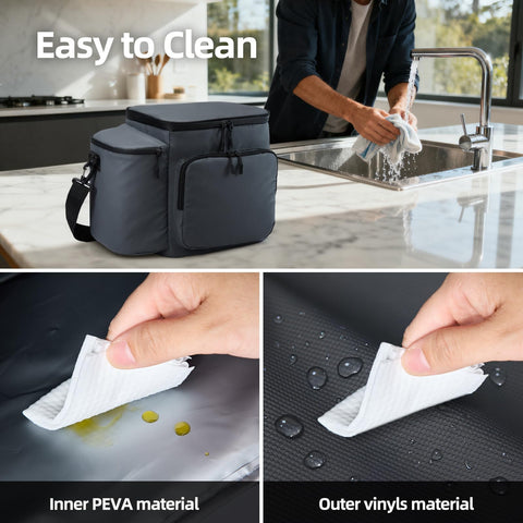 SUITMAT PowerPod-compatible bag neatly carries Ninja Crispi components.