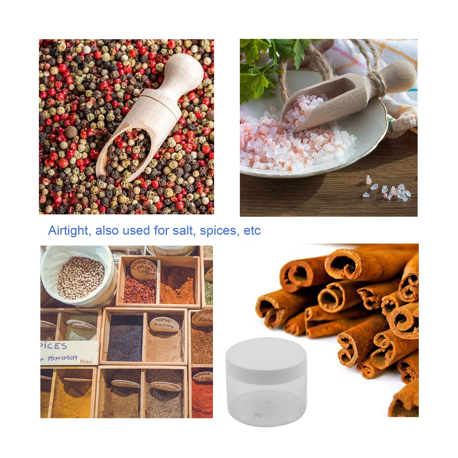 Suituts 24-pack jars with labels for gifting