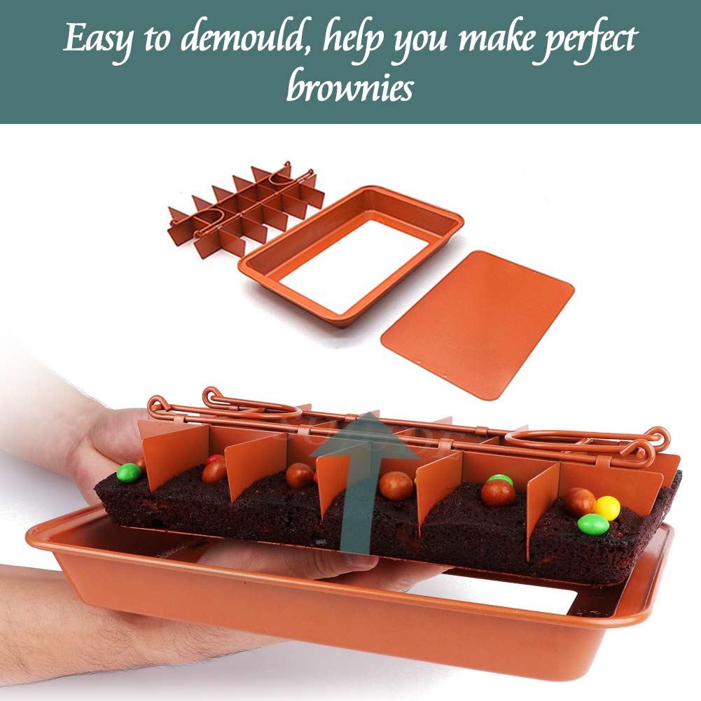 Non-stick coating enables easy release and minimal cleanup on SUJUDE pan