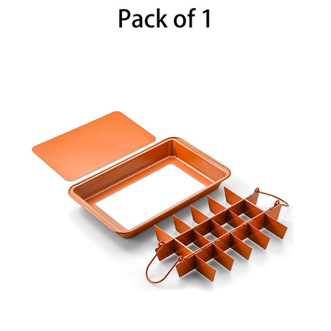 12 x 8 inch SUJUDE pan fits standard ovens and shelves