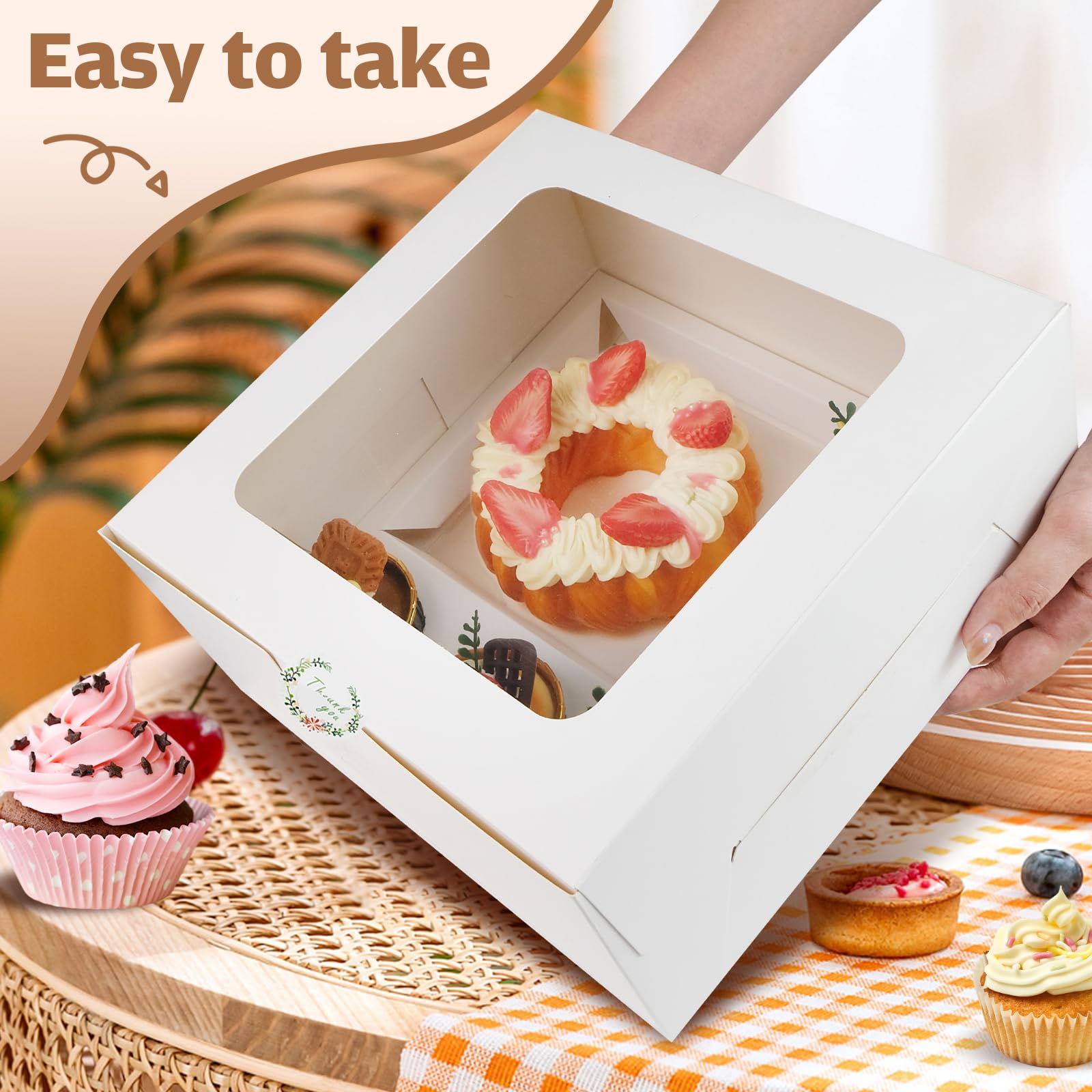 Sukaswi versatile box suitable for cookies, pies, and other treats.