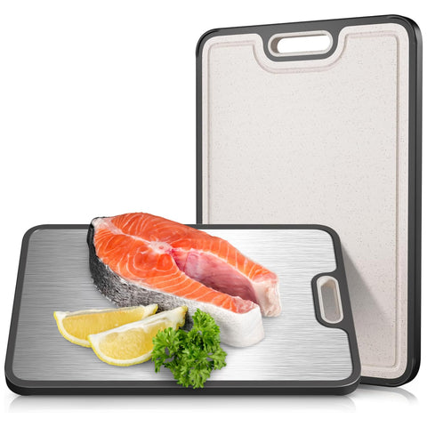 SULANDI titanium cutting board 15x10 top view for easy daily prep