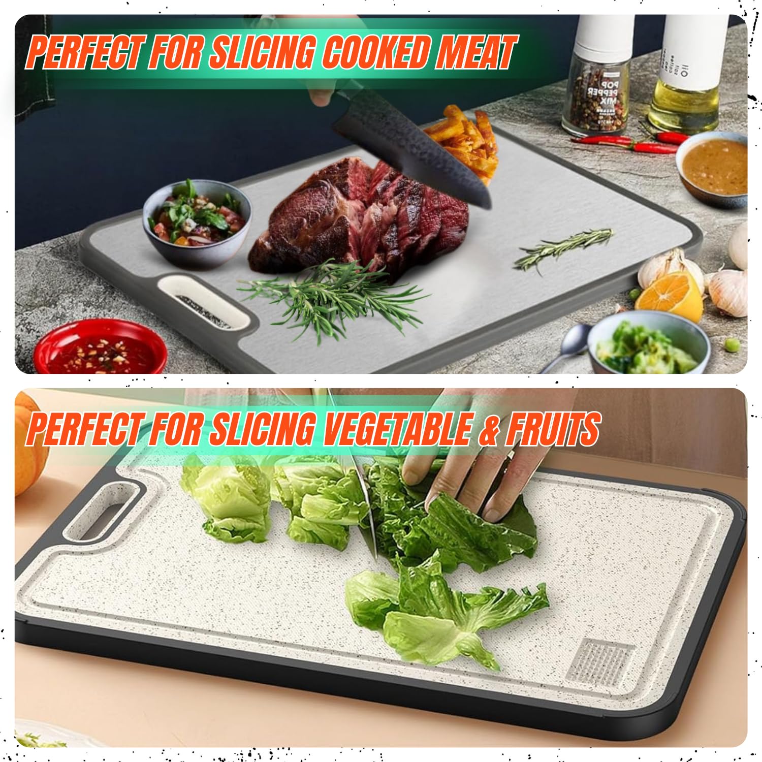 SULANDI titanium cutting board dishwasher safe for quick cleanup