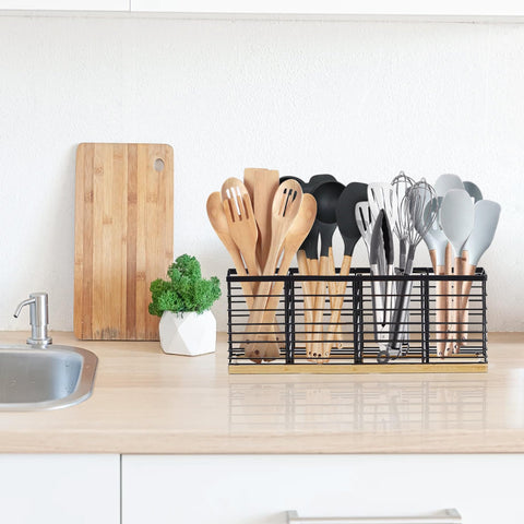 Suli farmhouse-style accessory fits modern or traditional kitchens.