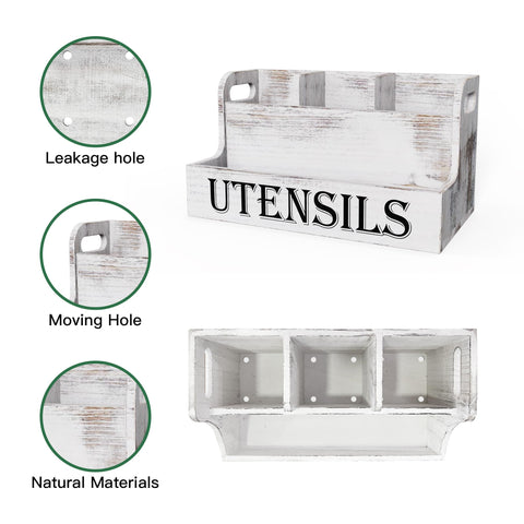 Suli spacious compartments for knives and oils on counter.