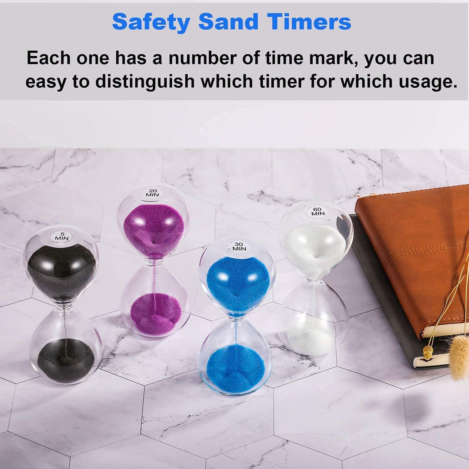SuLiao hourglass kids-safe timer with visible marks supports learning time management.