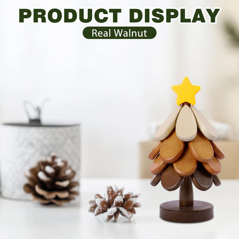 Sumapner walnut tree-trivet gift-ready packaging for holidays.