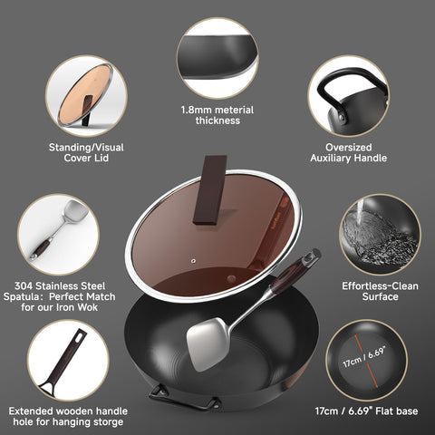 SUMEIGUAN splash-resistant design keeps your cook space cleaner