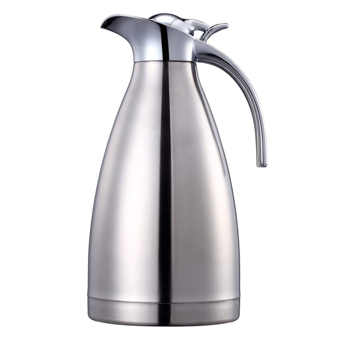 Sumerflos 68oz coffee carafe pour spout for splash-free serving.