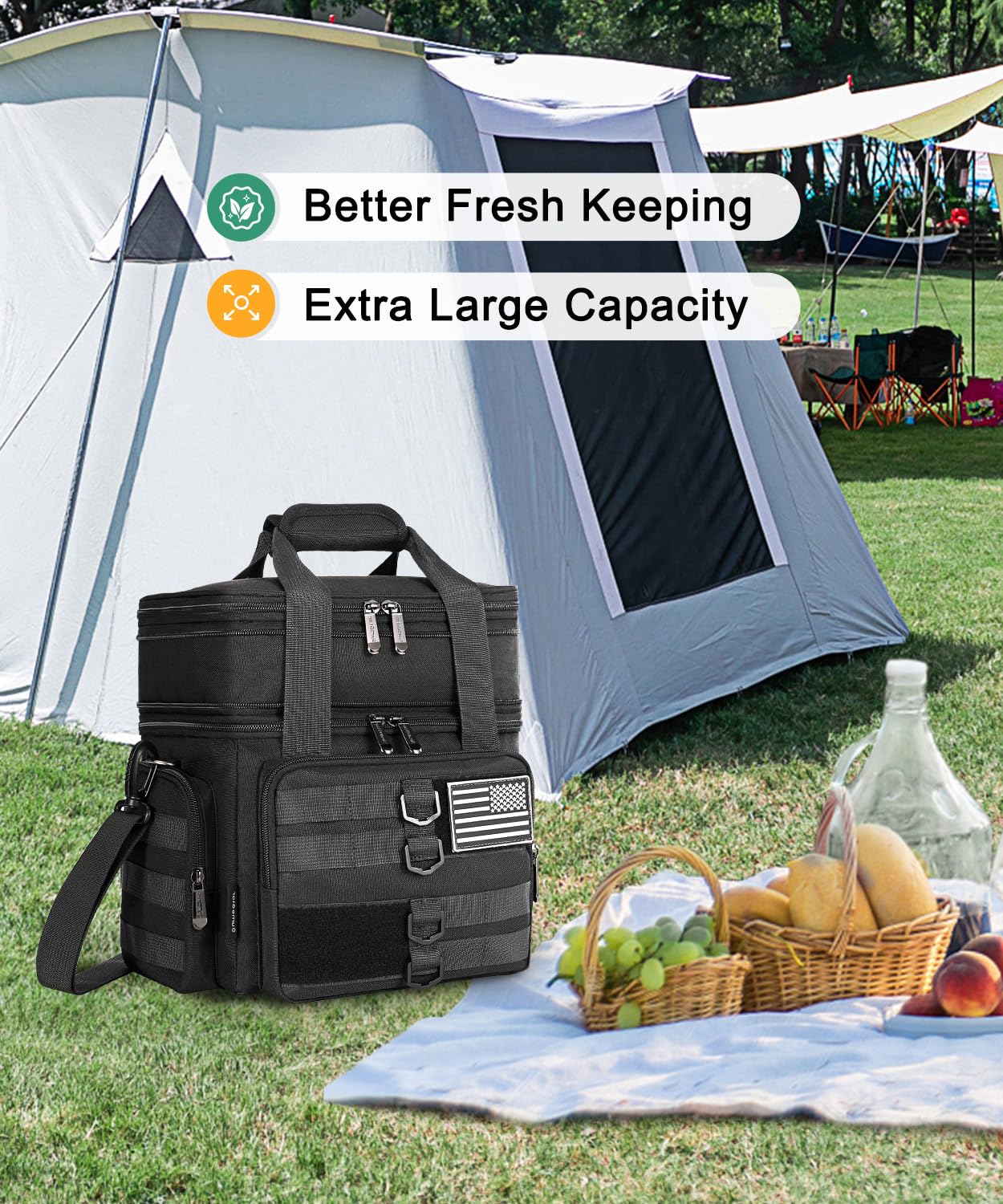 SumeStar large insulated lunch bag ready for work, commutes, and outings.