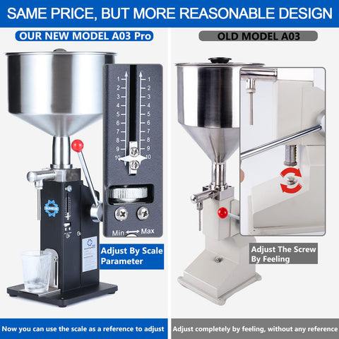 Sumeve A03 Pro anti-drip nozzle reduces spills during filling.