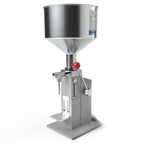 Sumeve A03 Pro manual filler pours 5-55ml with precision.
