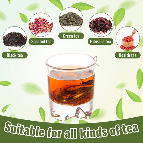 Sumind tea infuser mesh filters loose tea for clear infusion