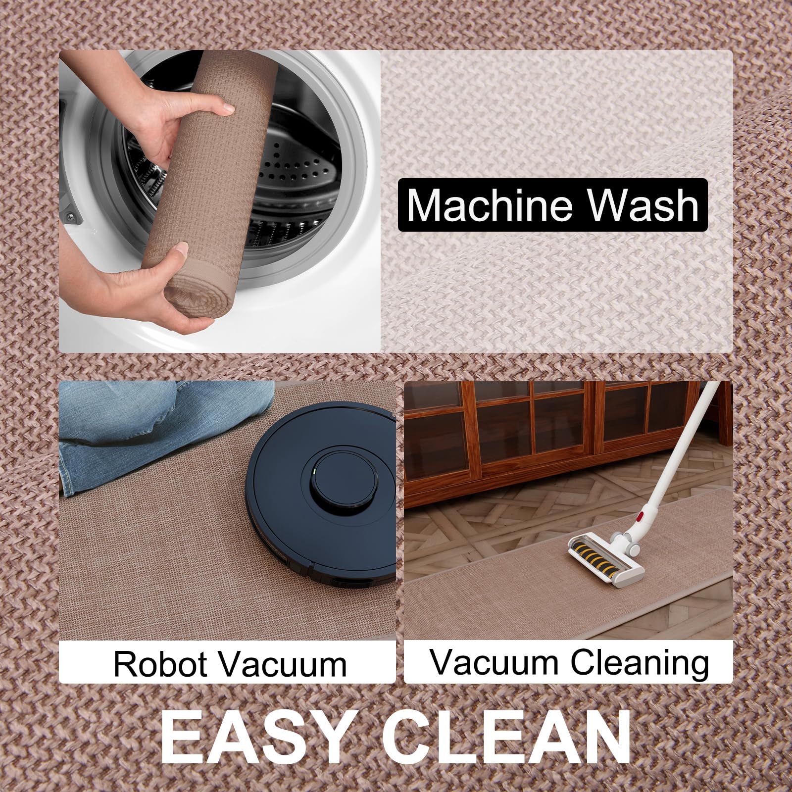 Protects flooring from moisture and scuffs around the prep zone.
