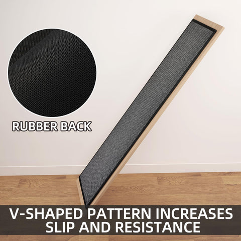 SUMLANS kitchen mat top surface shows stain-resistant, easy-clean material.