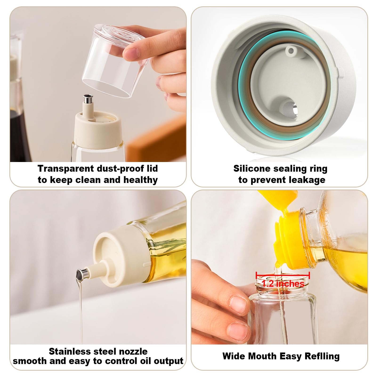 Summark Diamond bottle has a large mouth for easy filling.