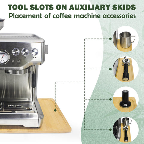 Sun3drucker bamboo slider compatible-breville-870-878 fits Breville Barista machines