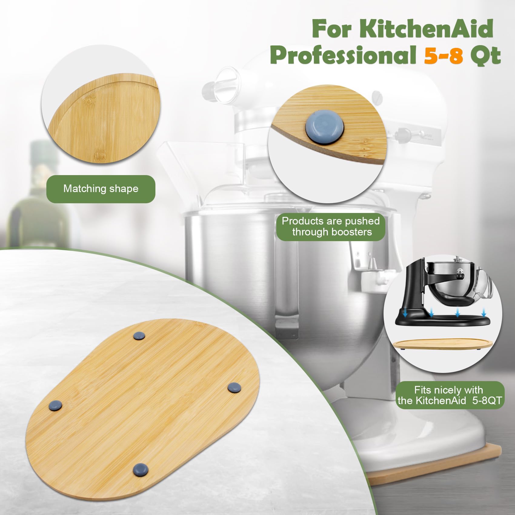 Sun3drucker Bamboo Slider on natural bamboo surface highlights eco-friendly durability.