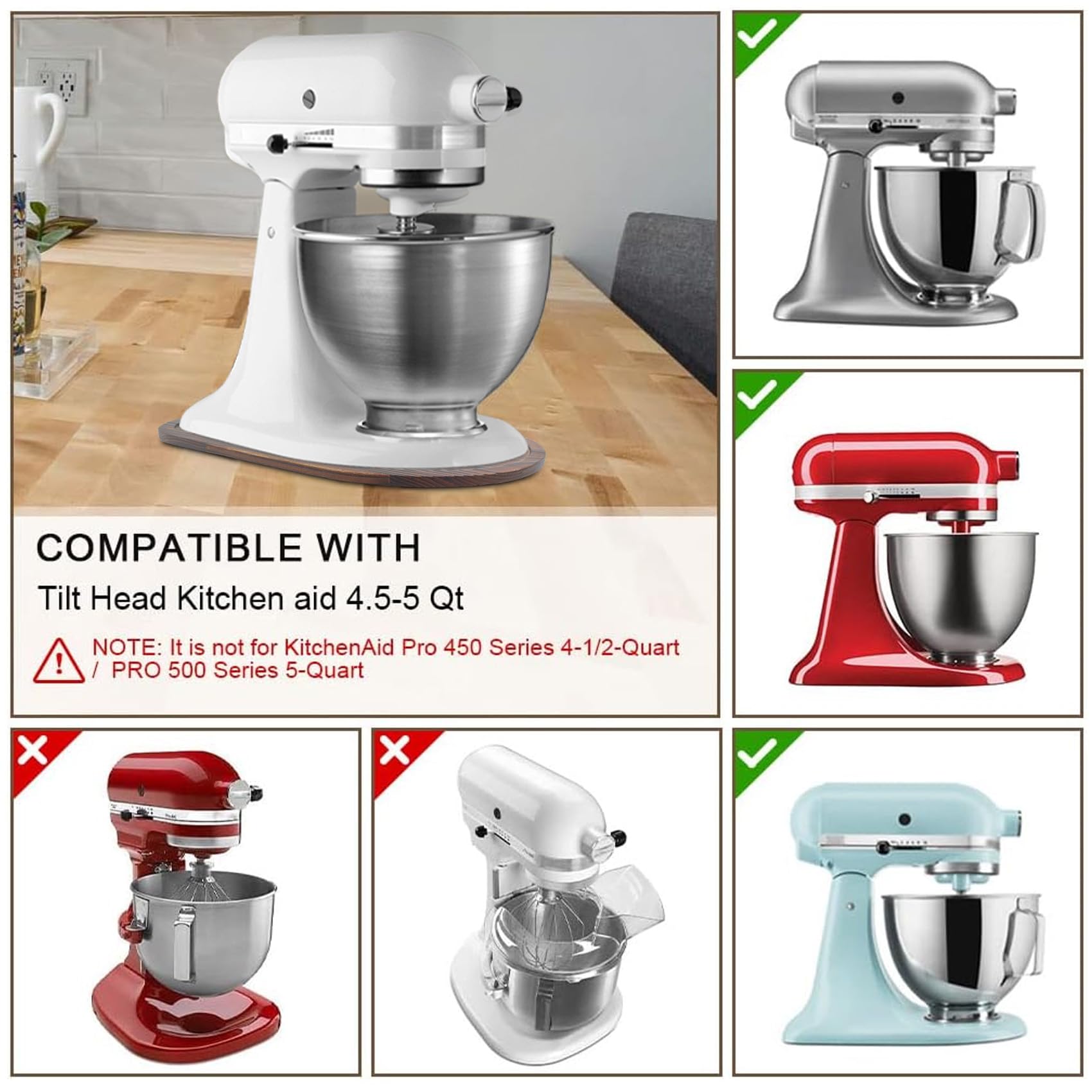 Sun3drucker kitchenaid 4.5-5 qt slider closeup highlights natural bamboo finish
