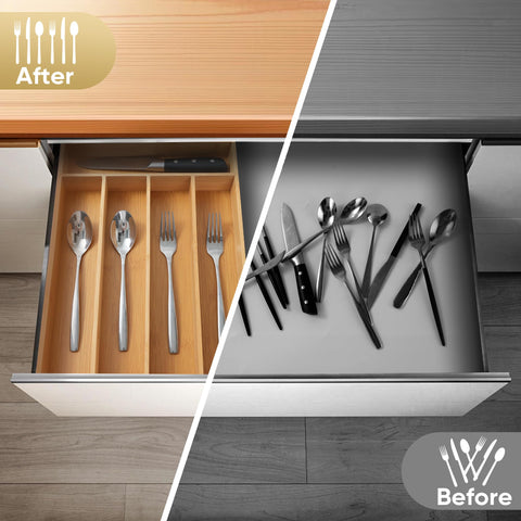 SUNBREATH 5-compartment design shows organized utensils