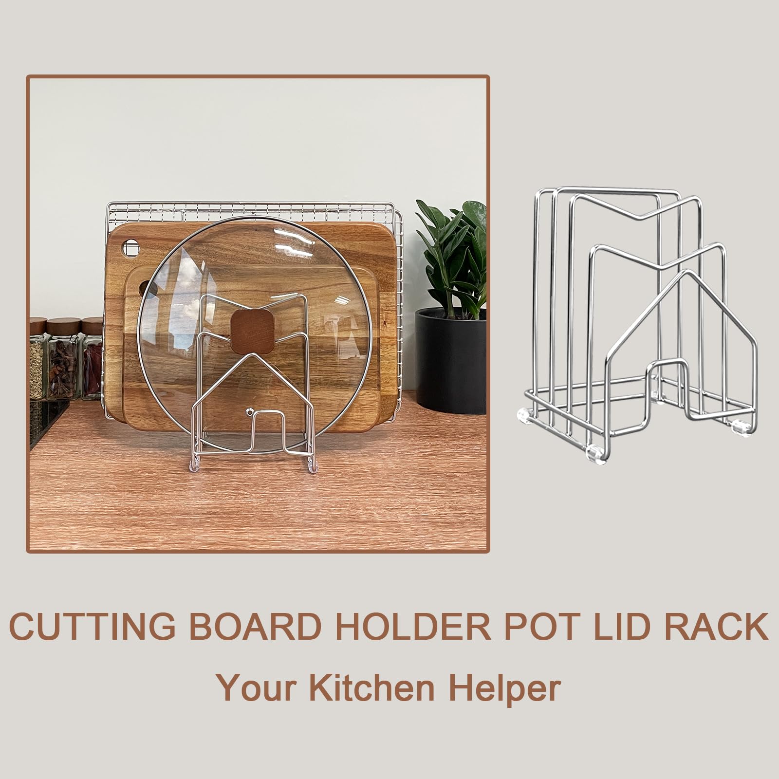 SUNFICON house-shaped design adds decor while organizing kitchen essentials