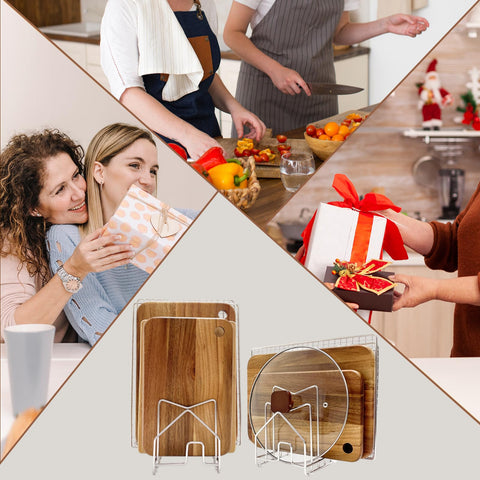 SUNFICON rounded edge design protects cookware from scratches
