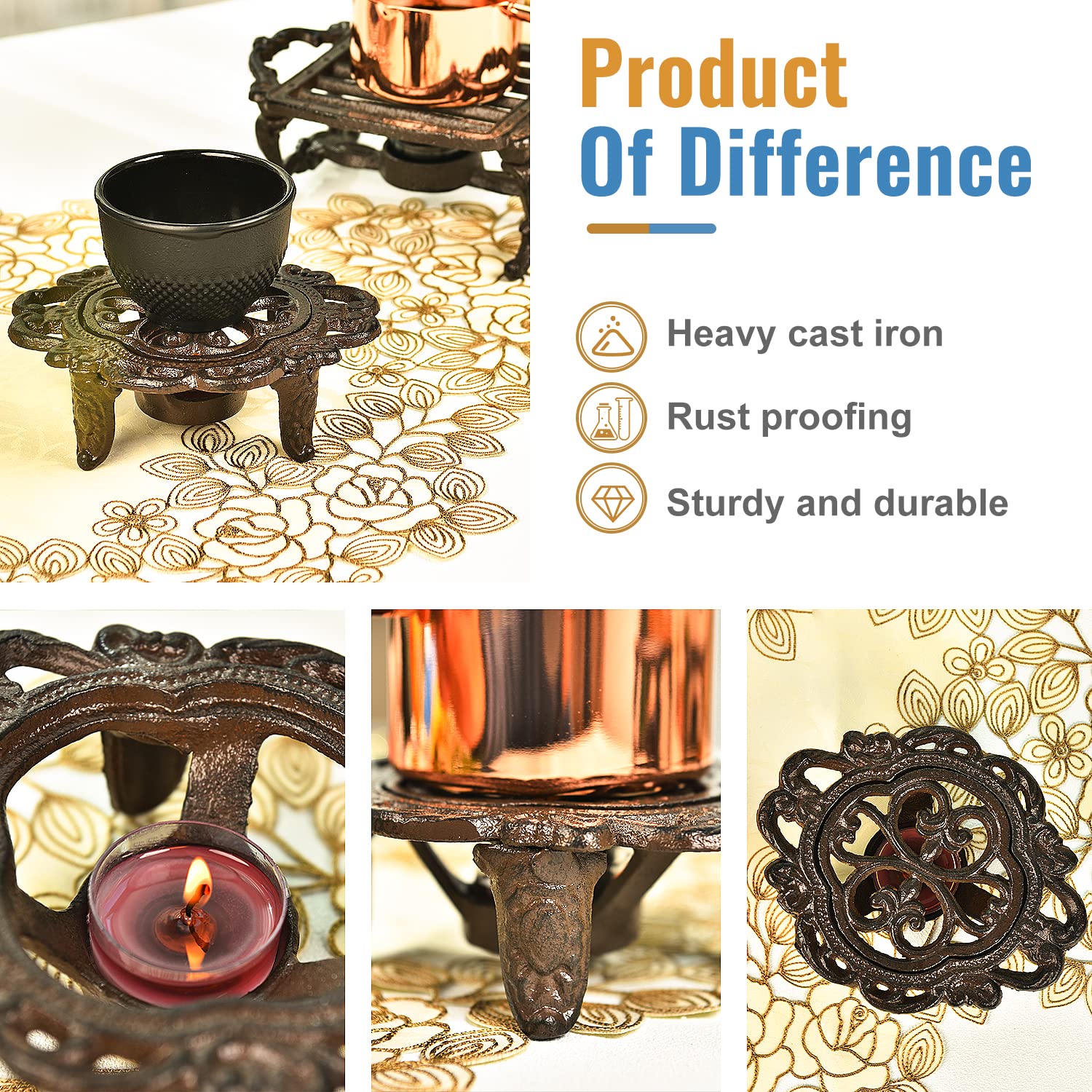 Sungmor warming dish keeps beverages warm for guests and home use.