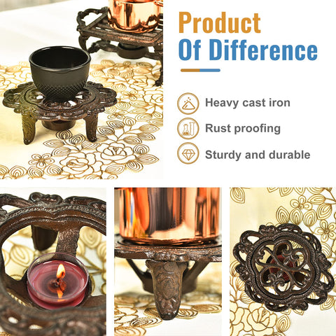 Sungmor warming dish keeps beverages warm for guests and home use.