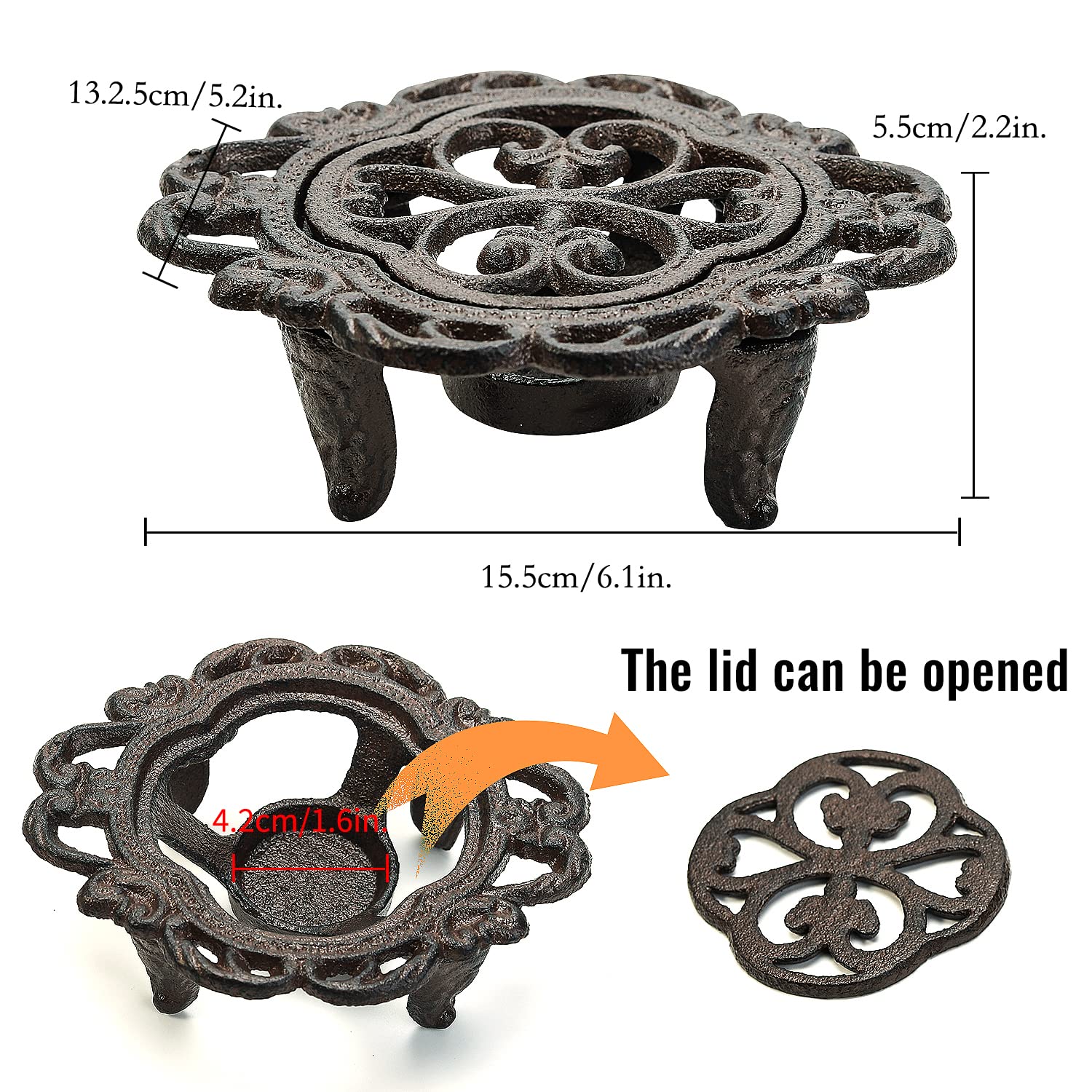Sungmor tealight holder design creates a cozy tabletop ambiance.