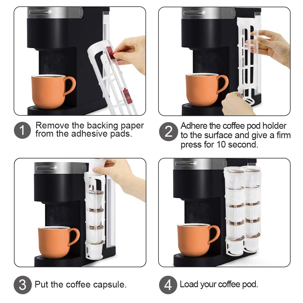 SUNGRACE K-Cup Holder rotating access design simplifies pod retrieval.