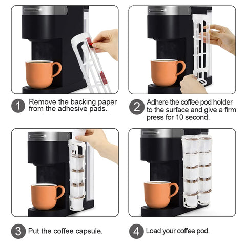 SUNGRACE K-Cup Holder rotating access design simplifies pod retrieval.