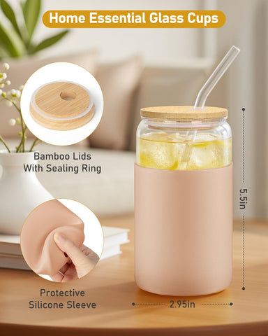 Sungwoo 16oz crystal-clear glass for elegant beverage presentation