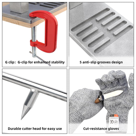 Suninlife extended aluminum handle provides leverage for safer openings