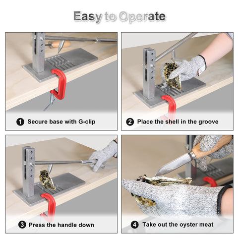 Suninlife G-clamp for stable counter-top shucking sessions