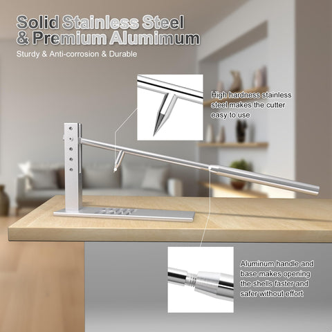 Suninlife oyster shelling knife included for precise initial cut