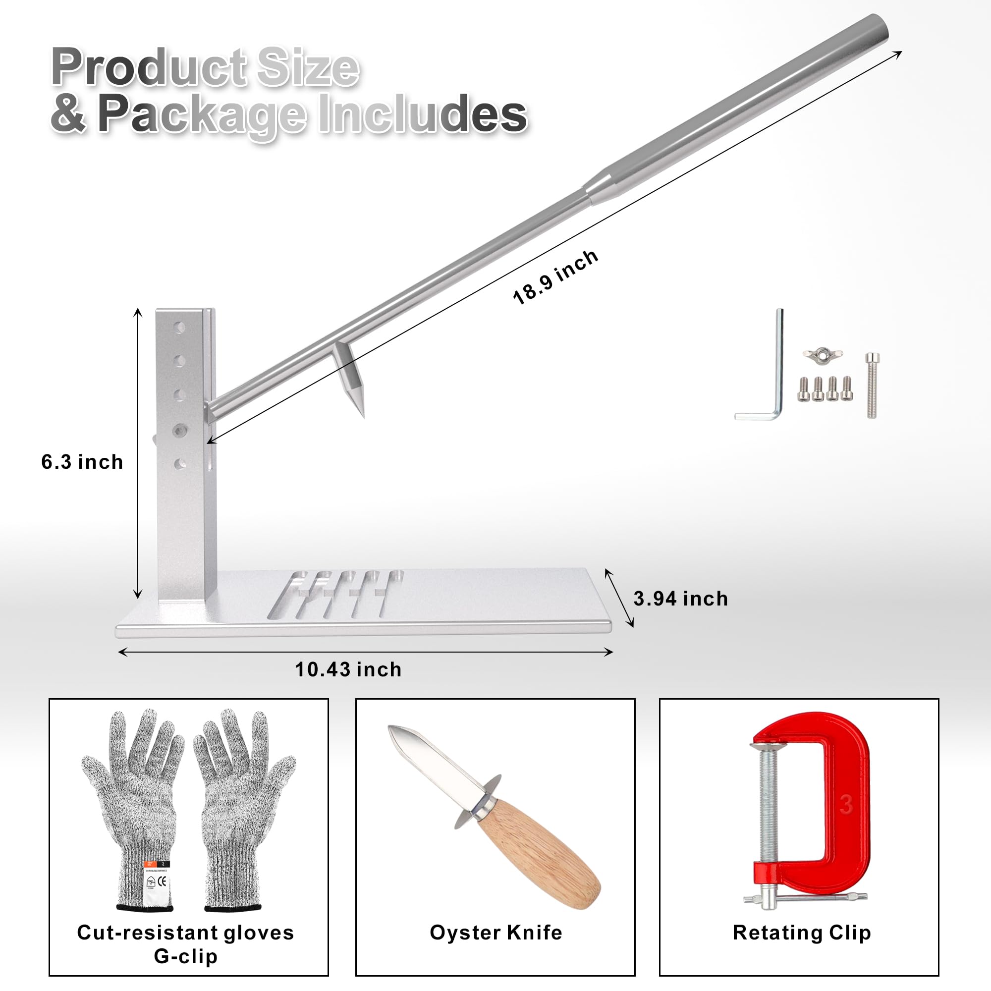 Suninlife oyster shucker machine groove design for secure grip