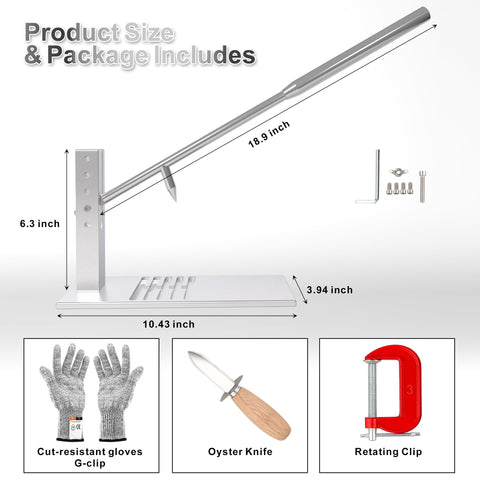 Suninlife oyster shucker machine groove design for secure grip