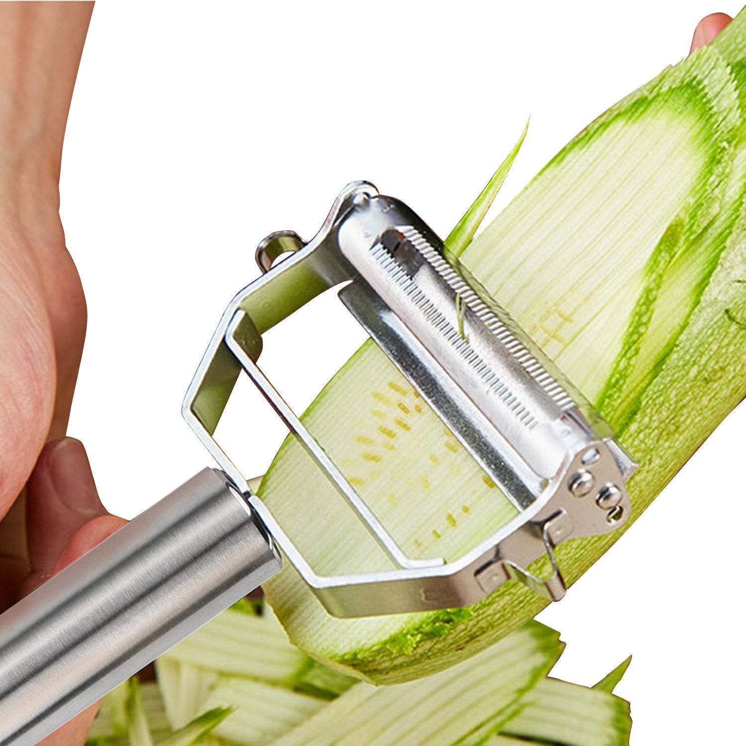 SUNKUKA peeler peeling carrots quickly and safely