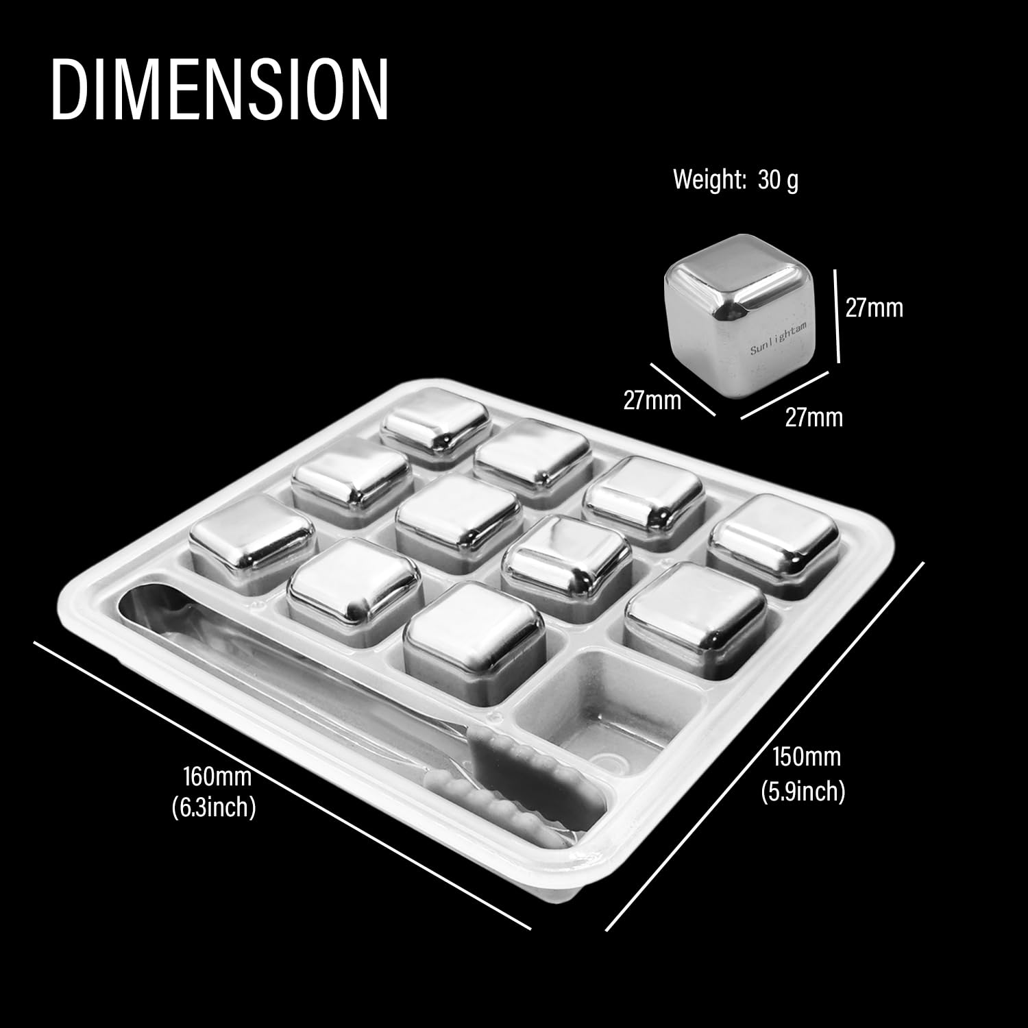 Sunlightam durable eco-friendly cooling stones for chilling.