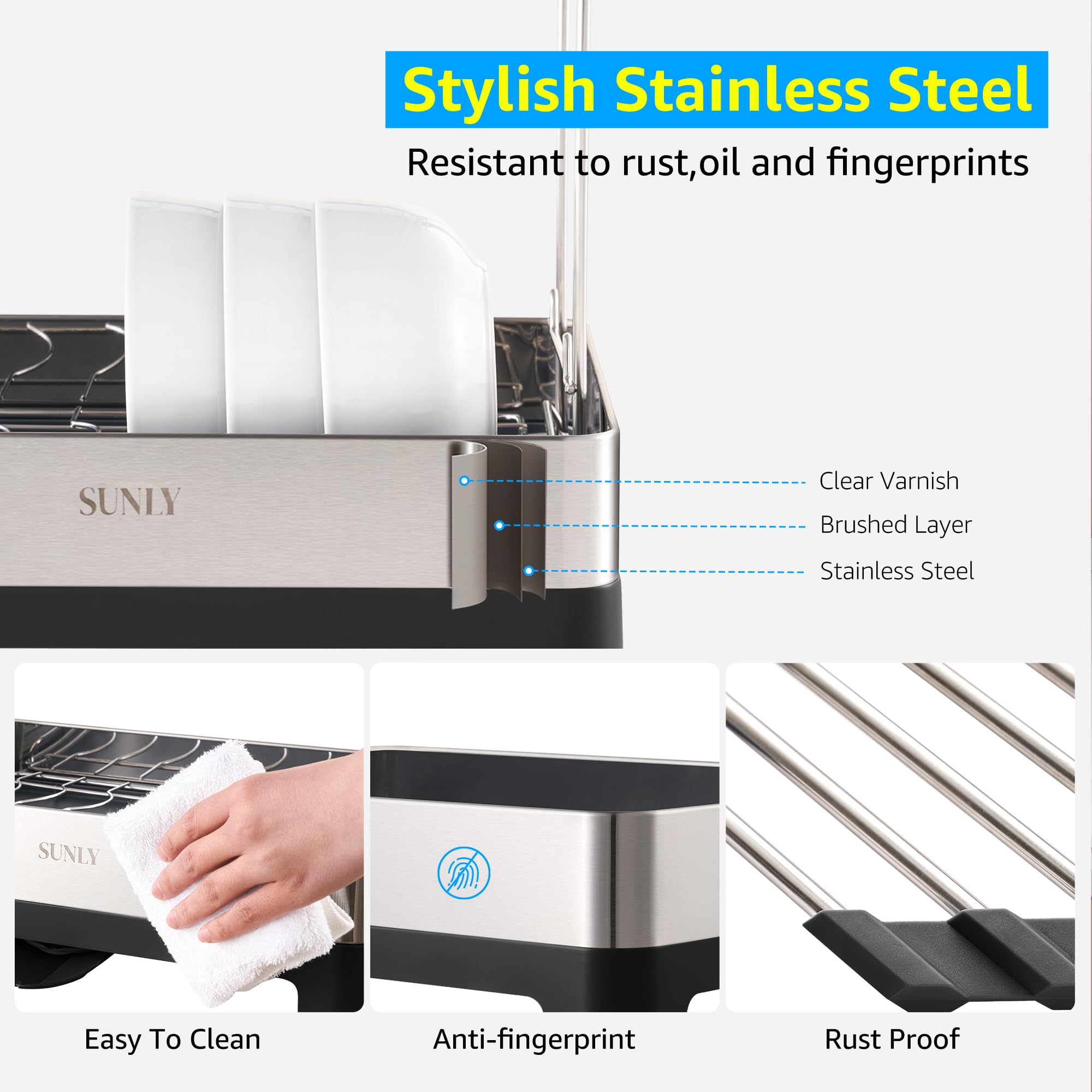 SUNLY easy-assembly rack ready in minutes without tools