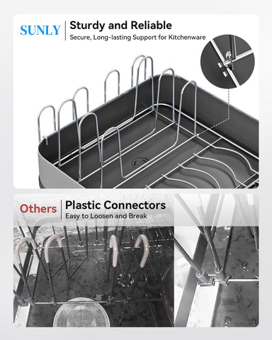 SUNLY compact design saves counter space when not fully extended
