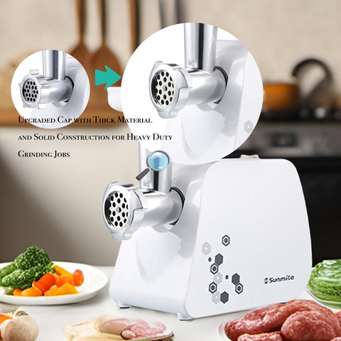 Sunmile compact white housing fits neatly in small kitchens.