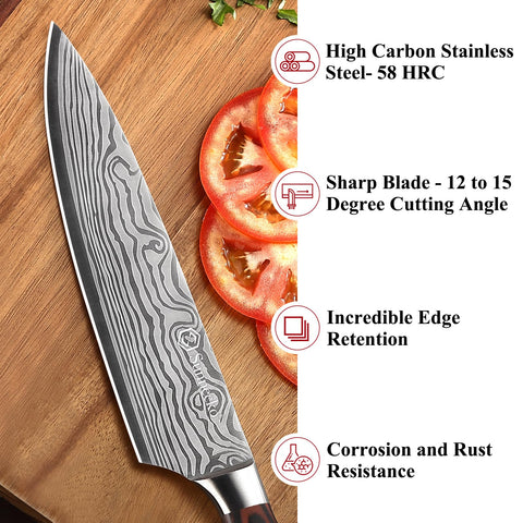 Sunnecko Chef Knife gift box presentation ready for gifting kitchen lovers